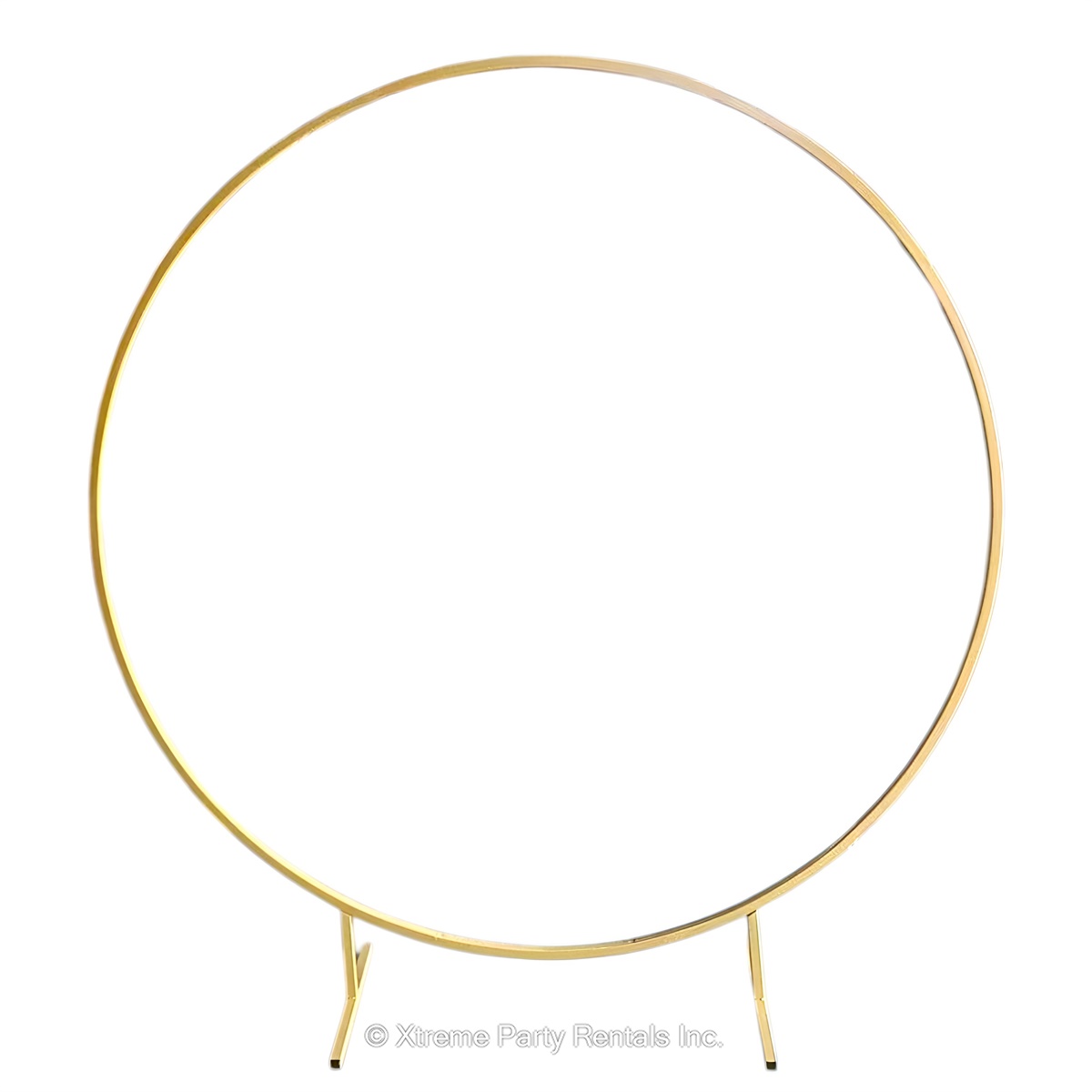 Gold Round Frame Backdrop - Bouncy Castle & Party Rentals in Bridgetown ...